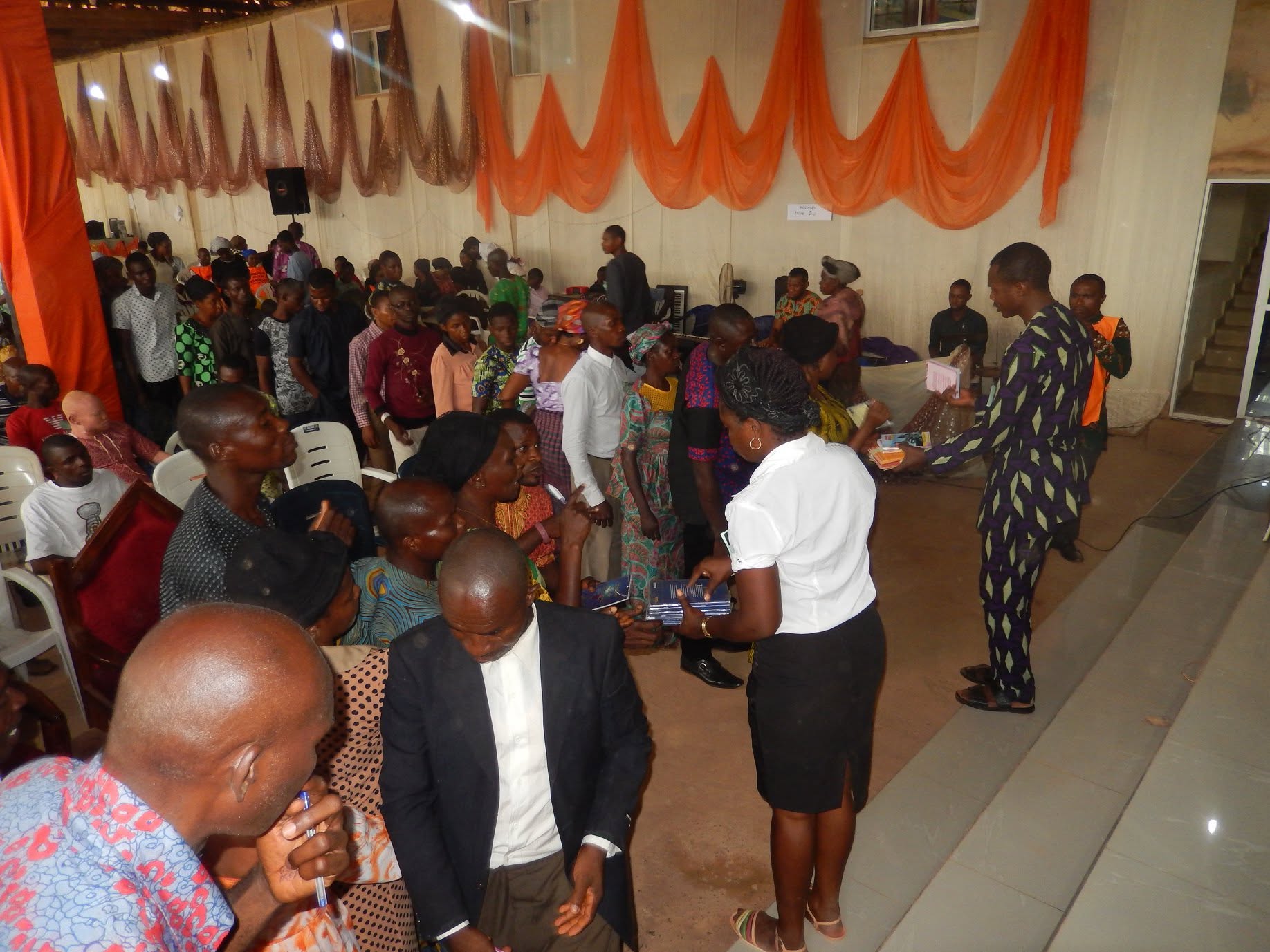Free Book Donations at Rural Ministers Conference, Nsukka
