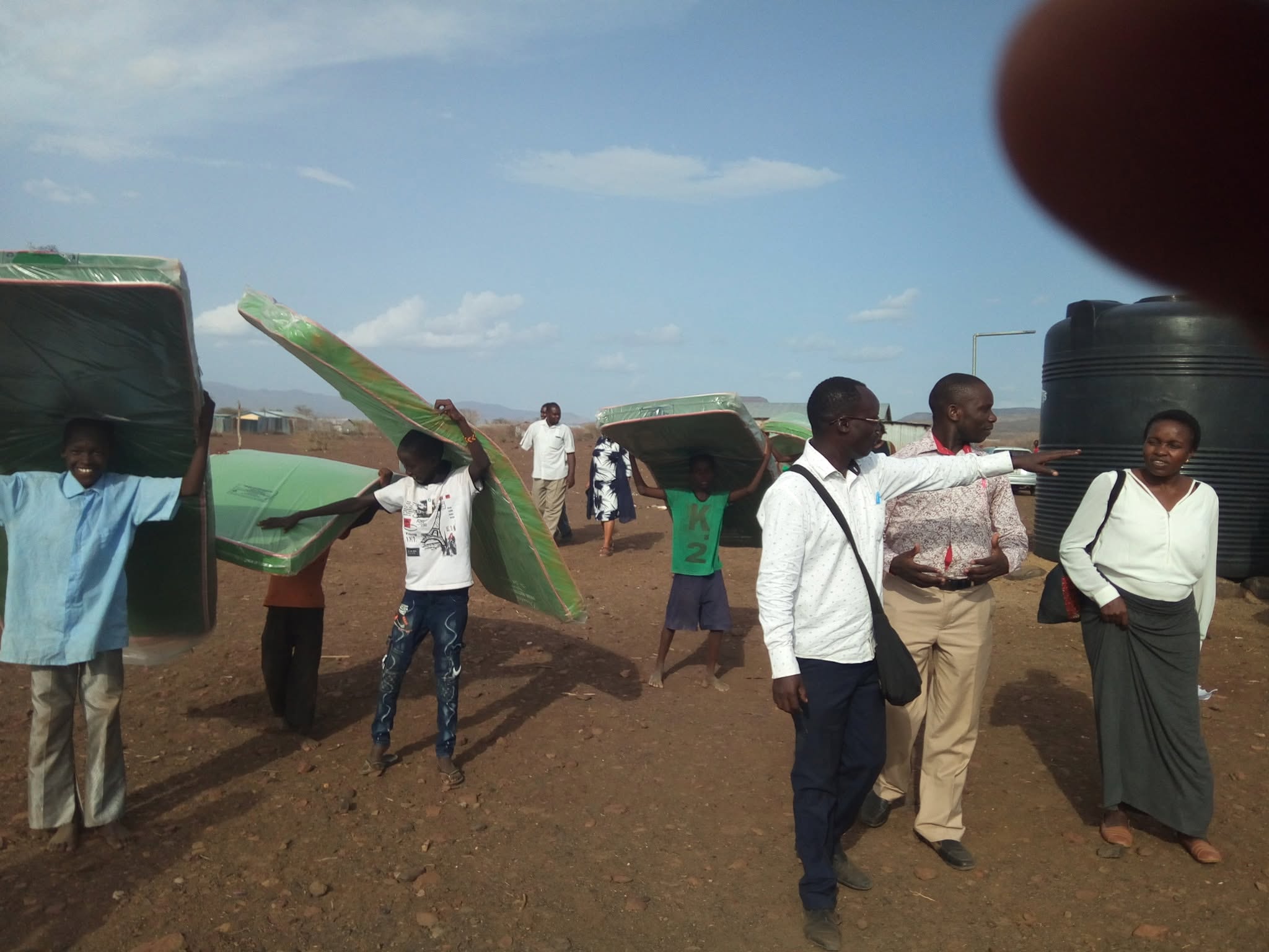 Mattresses Donated at an Orphanage in Northern Kenya0